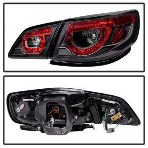 Chevrolet SS LED Tail Lights - SPYDER - Black - `14-`16