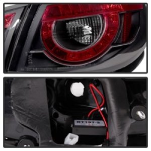 Chevrolet SS LED Tail Lights - SPYDER - Black - `14-`16