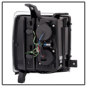 Chevrolet Silverado 2500 HD Headlights - SPYDER - Projector Light Bar DRL - Black - `14-`16