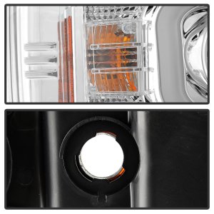 Chevrolet Silverado 2500 HD Headlights - SPYDER - Projector Light Bar DRL - Chrome - `14-`16