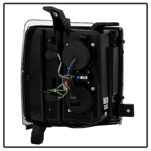 Chevrolet Silverado 2500 HD Headlights - SPYDER - Projector Light Bar DRL - Chrome - `14-`16