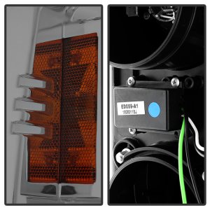 Chevrolet Silverado 2500 HD Headlights - SPYDER - Projector Headlights + Light Bar DRL - Smoke - `14-`16