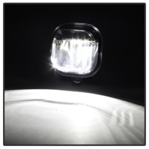 Ford Superduty Fog Lights - SPYDER - LED - Black - `11-`14