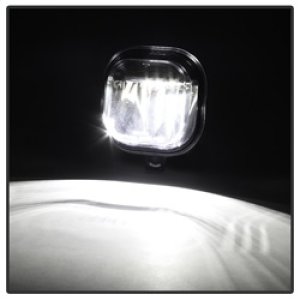 Ford Superduty Fog Lights - SPYDER - LED - Black - `11-`14