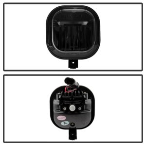 Ford Superduty Fog Lights - SPYDER - LED - Black - `11-`14