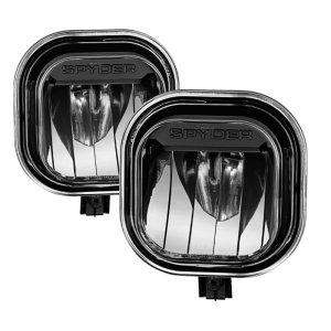 Ford Superduty Fog Lights - SPYDER - LED - Black - `11-`14