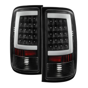 GMC Sierra Tail Lights - Rear - SPYDER - xTune LED - Black - `07-`13