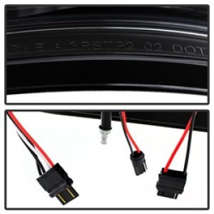 GMC Sierra Tail Lights - Rear - SPYDER - xTune LED - Black - `07-`13