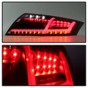 Audi TT LED Tail Lights - SPYDER - Black - `07-`12