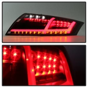 Audi TT LED Tail Lights - SPYDER - Black - `07-`12