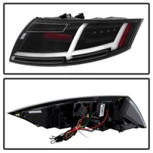 Audi TT LED Tail Lights - SPYDER - Black - `07-`12