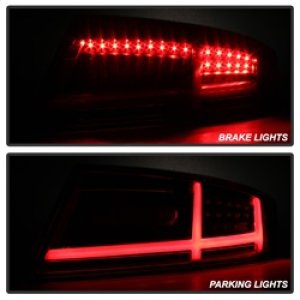 Audi TT LED Tail Lights - SPYDER - Black - `07-`12