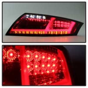 Audi TT LED Tail Lights - Rear - SPYDER - Smoke - `07-`12