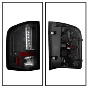 Chevrolet Silverado LED Tail Lights - SPYDER - Version 2 - Black - `07-`13 Chevrolet Silverado LED Tail Lights - SPYDER - Version 2 - Black - `07-`13