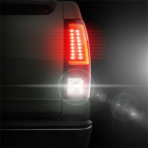 Chevrolet Silverado 1500 LED Tail Lights - SPYDER - Version 2 - Red Clear - `99-`02