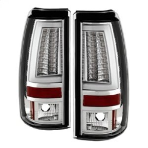 Chevrolet Silverado 2500 LED Tail Lights - SPYDER - Version 2 - Chrome - `03-`06