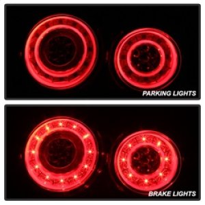 Nissan GTR LED Tail Lights - SPYDER - Red Clear - `09-`15 Nissan GTR LED Tail Lights - SPYDER - Red Clear - `09-`15