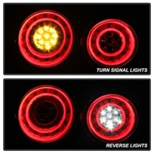 Nissan GTR LED Tail Lights - SPYDER - Red Clear - `09-`15 Nissan GTR LED Tail Lights - SPYDER - Red Clear - `09-`15