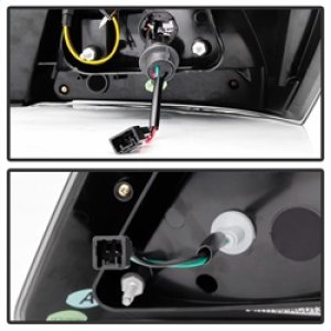 Honda Accord Tail Lights - Rear - SPYDER - LED - Black - `13-`15