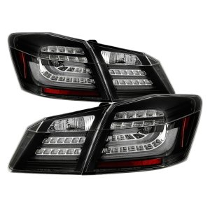 Honda Accord Tail Lights - Rear - SPYDER - LED - Black - `13-`15 Honda Accord Tail Lights - Rear - SPYDER - LED - Black - `13-`15