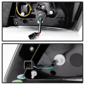 Honda Accord Tail Lights - Rear - SPYDER - LED - Black - `13-`15