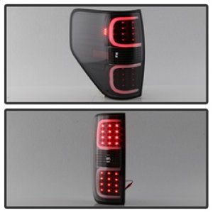 Ford F-150 Tail Lights - SPYDER - xTune LED - Black - `09-`14