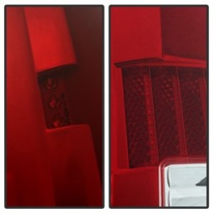 Dodge Ram Tail Lights - SPYDER - Light Bar LED - Red Clear - `09-`16