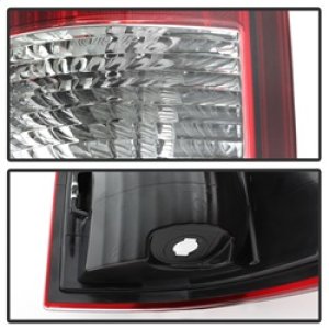 Dodge Ram Tail Lights - SPYDER - Light Bar LED - Red Clear - `09-`16