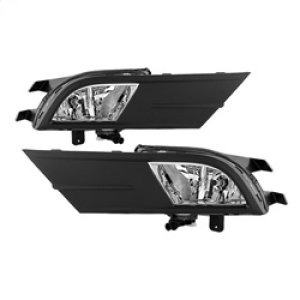 Volkswagen Jetta Fog Lights - SPYDER - OEM Style w/Switch - Clear - `15-`16