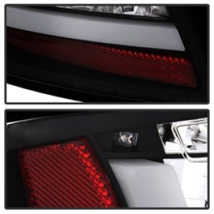 Audi A5 LED Tail Lights - SPYDER - Black - `08-`12