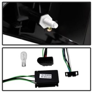 Audi A5 LED Tail Lights - SPYDER - Black - `08-`12