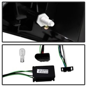 Audi A5 LED Tail Lights - SPYDER - Black - `08-`12