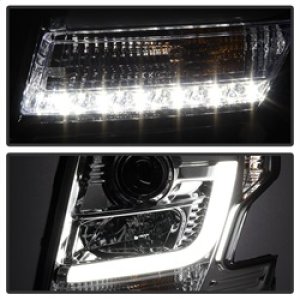 Chevrolet Suburban Headlights - SPYDER - DRL LED Projector - Chrome - `15-`16 Chevrolet Suburban Headlights - SPYDER - DRL LED Projector - Chrome - `15-`16