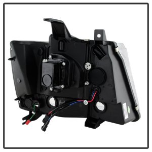 Chevrolet 1500 Headlights - SPYDER - Projector Version 2 Light Bar DRL - Black - `07-`14 Chevrolet 1500 Headlights - SPYDER - Projector Version 2 Light Bar DRL - Black - `07-`14