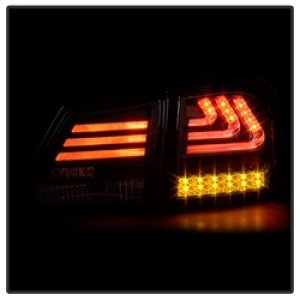 Lexus GS 350 LED Tail Lights - SPYDER - ALT-YD-LGS06-LED-BK - Black - `07-`11