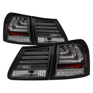 Lexus GS 350 LED Tail Lights - SPYDER - ALT-YD-LGS06-LED-BK - Black - `07-`11