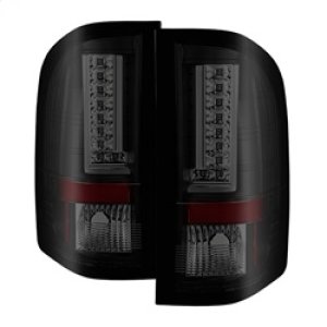 Chevrolet Silverado LED Tail Lights - SPYDER - Version 2 - Black Smoke - `07-`13