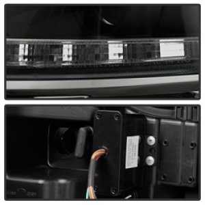 Lexus Gran Sport Headlights - SPYDER - DRL LED Projector, HID Model - Black - `06-`11