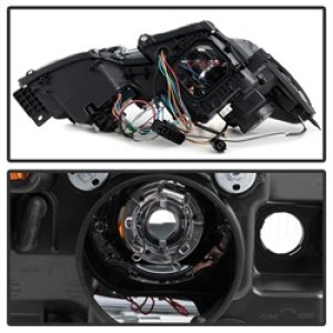 Lexus Gran Sport Headlights - SPYDER - DRL LED Projector, HID Model - Black - `06-`11