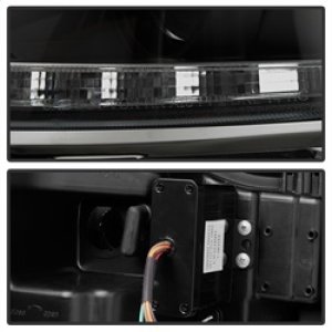 Lexus Gran Sport Headlights - SPYDER - DRL LED Projector, HID Model - Black - `06-`11