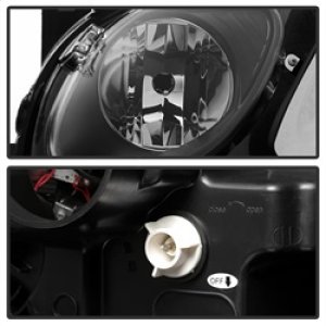 Lexus Gran Sport Headlights - SPYDER - DRL LED Projector, HID Model - Black - `06-`11