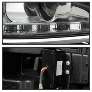 Lexus GS300 Headlights - SPYDER - DRL LED, Xenon/HID Model Only - Smoke - `06-`11