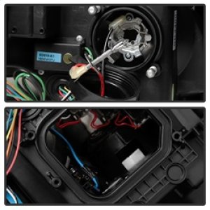 Lexus GS300 Headlights - SPYDER - DRL LED, Xenon/HID Model Only - Smoke - `06-`11