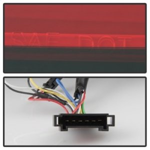 Porsche Cayman LED Tail Lights - Rear - SPYDER - Red Clear - `06-`08