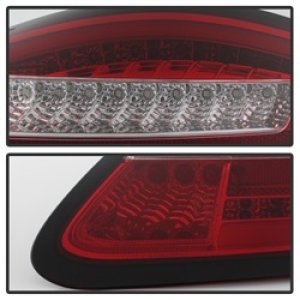 Porsche Cayman LED Tail Lights - Rear - SPYDER - Red Clear - `06-`08