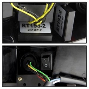 Porsche Cayman LED Tail Lights - Rear - SPYDER - Red Clear - `06-`08