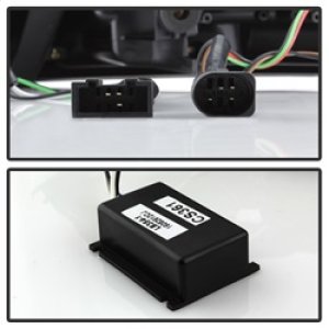 Audi A5 LED Tail Lights - SPYDER - Red Clear - `08-`12