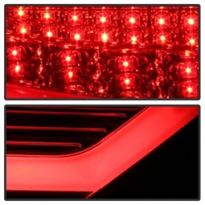 Audi A5 LED Tail Lights - SPYDER - Red Clear - `08-`12
