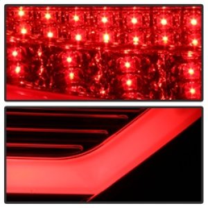 Audi A5 LED Tail Lights - SPYDER - Red Clear - `08-`12