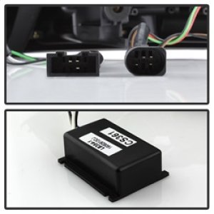 Audi A5 LED Tail Lights - SPYDER - Red Clear - `08-`12